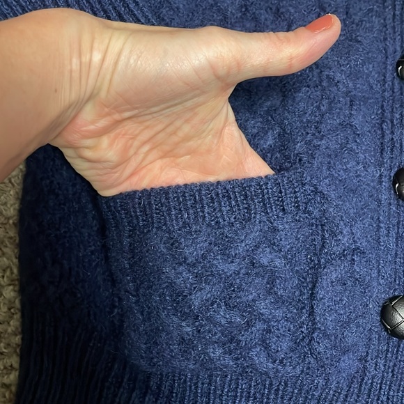 Inis craft 100% wool heavy weave cardigan sweater - Picture 2 of 9